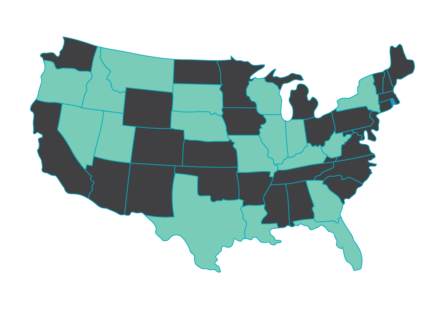 Wireless construction service area map